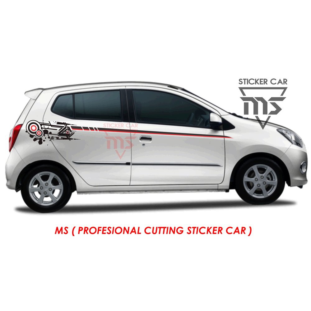 STICKER STIKER MOBIL STRIPING AYLA AGYA SIRION BRIO WAGON R UNIVERSAL Shopee Indonesia