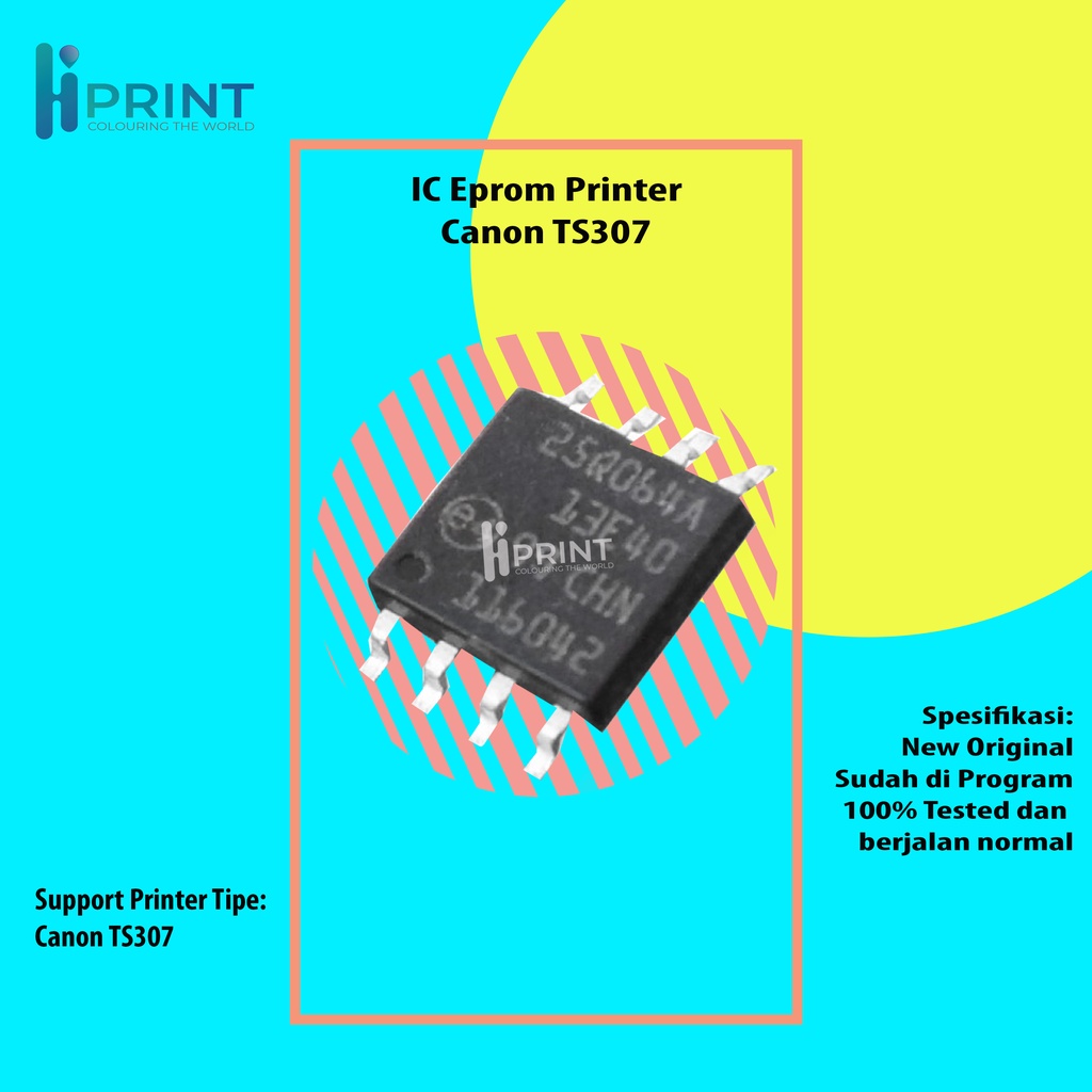 IC Eprom Canon TS307 25Q16, IC Eeprom Reset Canon TS307, Resetter Printer Canon TS-307