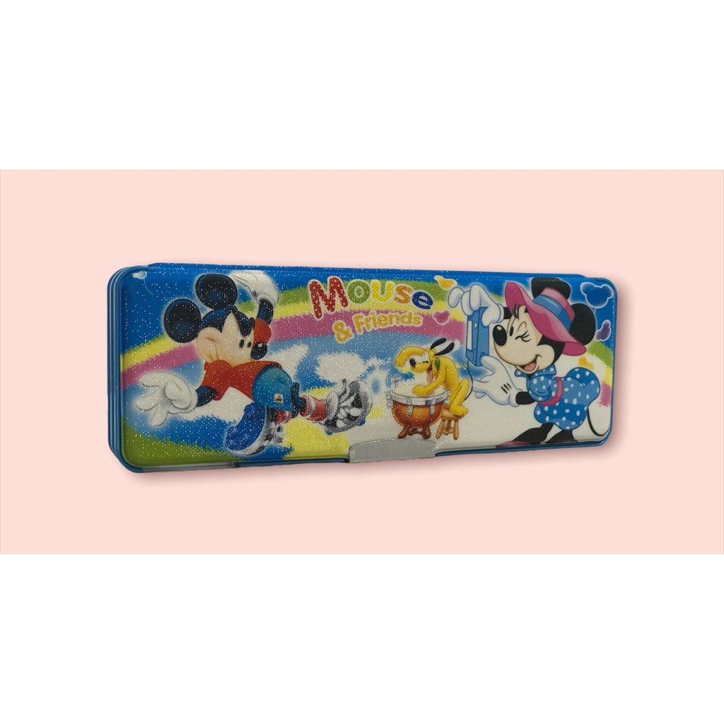 TEMPAT PENSIL KOTAK PENSIL PENCIL CASE MAGNET BTS / FROZEN / UNICORN FREE SERUTAN / BEN 10 / SPIDERMAN MICKEY MOUSE PRINCESS CARS MY PONY WINNIE THE POOH MINNIE MOUSE