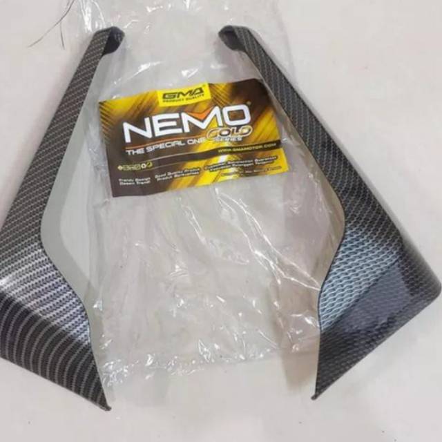 Winglet Sayap Kaki Depan Carbon Nemo Yamaha Nmax