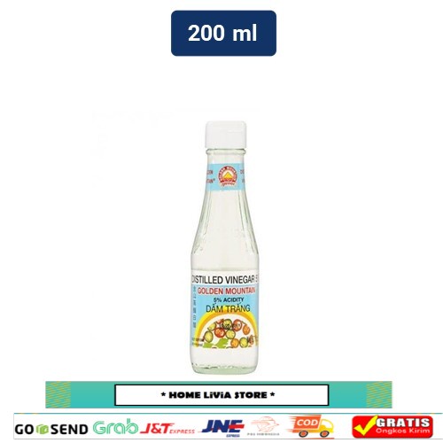 

Golden mountain Distilled White Vinegar ( Dam Trang) 5% Acidity 200ml