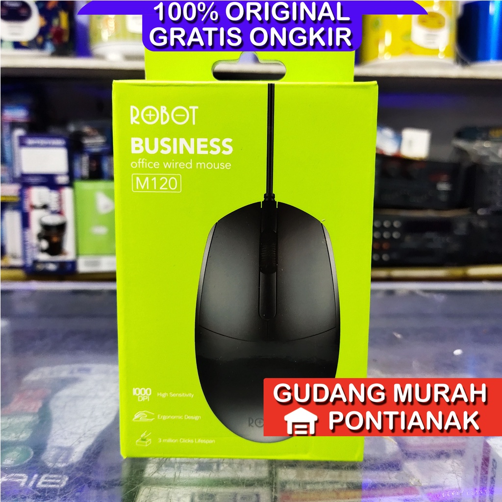 Mouse ROBOT kabel untuk PC komputer Laptop M120