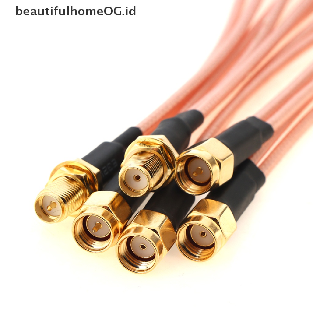 / Beautifulhomeog.id / SMA 2pcs Kabel Jumper Splitter Tipe Y Male Female