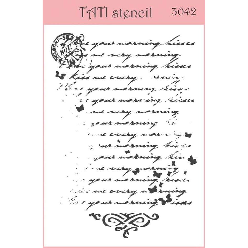 

TATI Stencil Size 10x15cm - Code 3