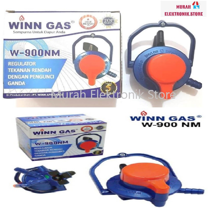 REGULATOR WINN GAS AUTO W-900NM/W-900 (DOUBLE LOCK) Tanpa Meter/W-900M/W-900 M (DenganMeter)