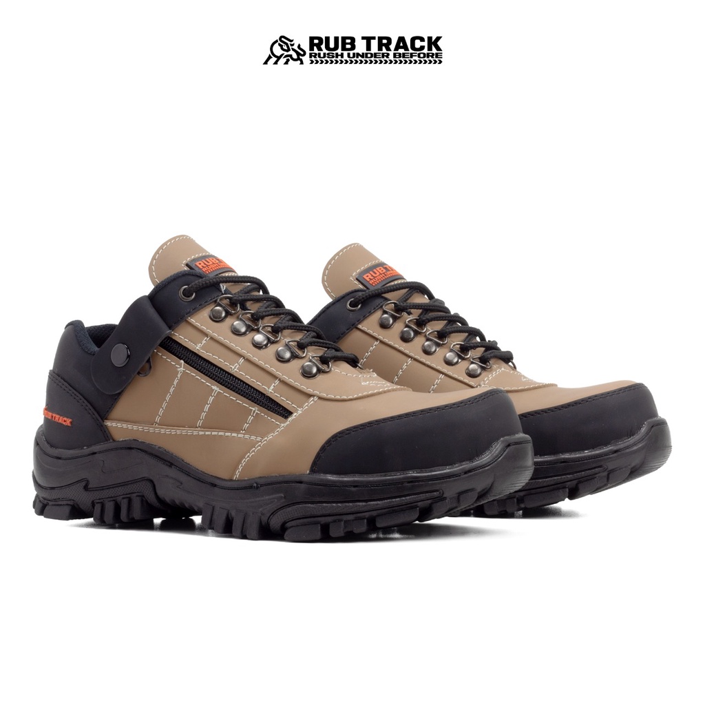 RUBTRACK - Sepatu Gunung Pria Safety Ujung Besi Rubtrack Sailo 39-43 Sepatu Outdoor Kerja Lapangan Touring Hiking Tracking