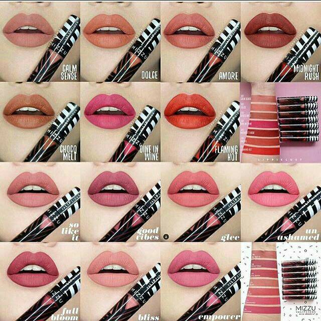 MIZZU VALIPCIOUS VELVET MATTE LIP CREAM