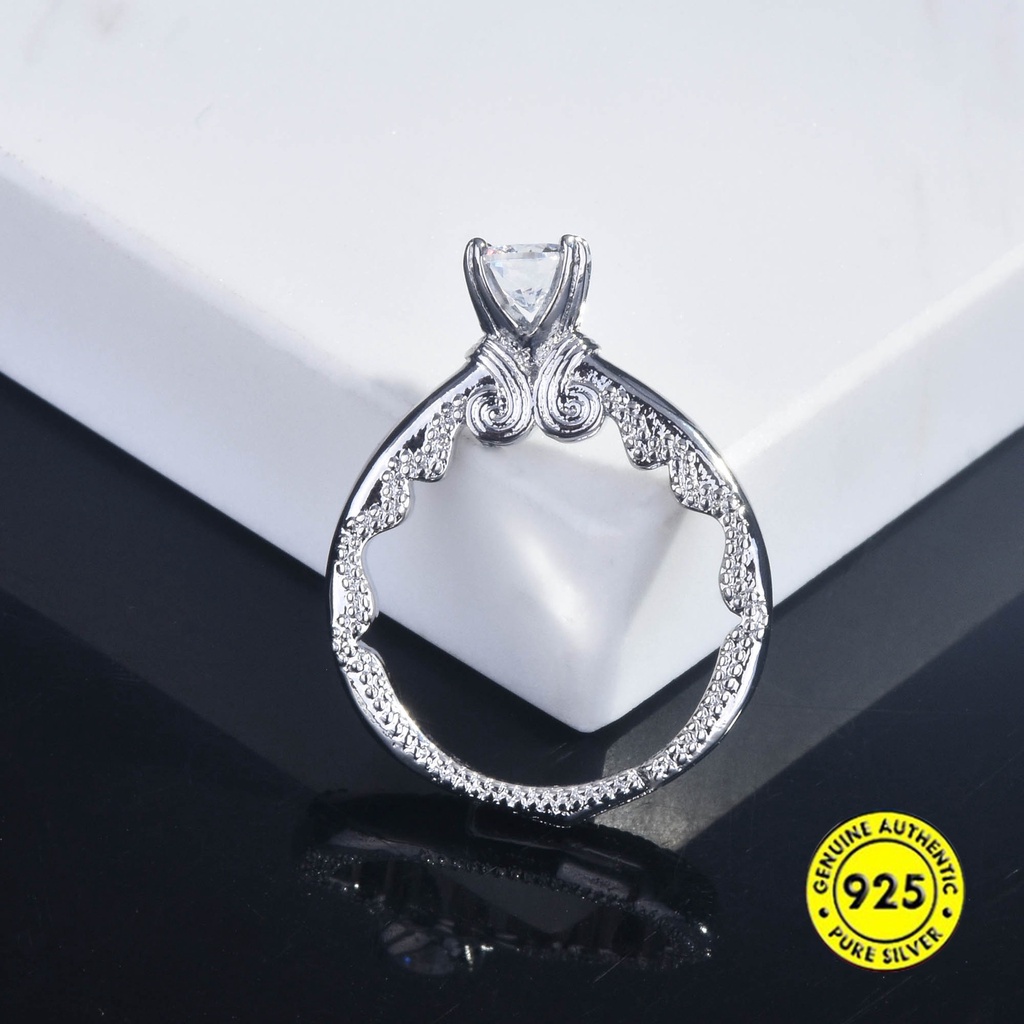 Cincin Model Terbuka Desain Delapan Hati Delapan Panah Adjustable Untuk Wanita