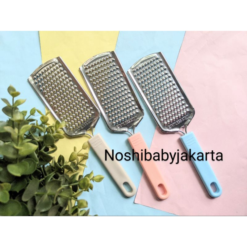 Parutan keju /parutan stainless dengan GAGANG aneka warna