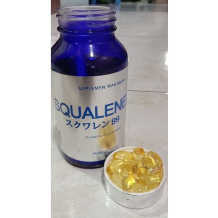 Suplemen Squalene 99 Soft Kapsul Meningkatkan Oksigen Darah Anti Aging