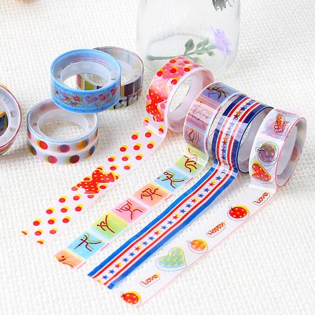 

[LBS] Washi Masking Tape Lucu Campuran / Mix Cute Washi Tape