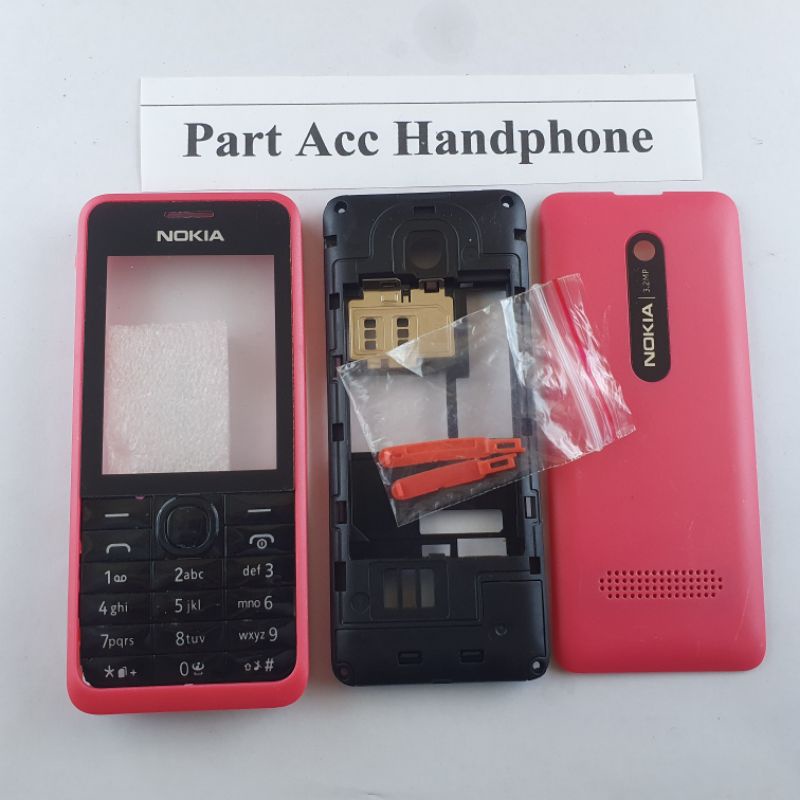 casing nokia 301 fullset