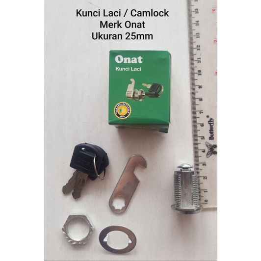 Kunci Laci / CamlockMerk Onat
Ukuran 25mm