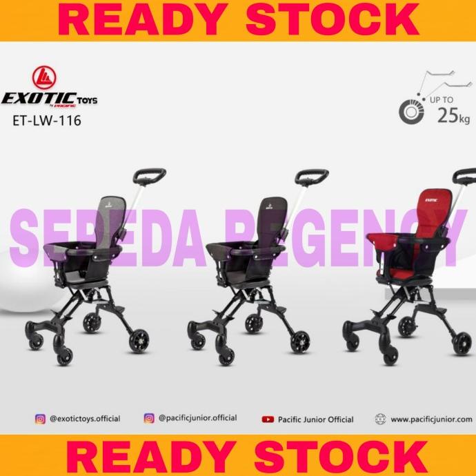 Magic Stroler EXOTIC ET LW 116 , Traveler anak - Pink