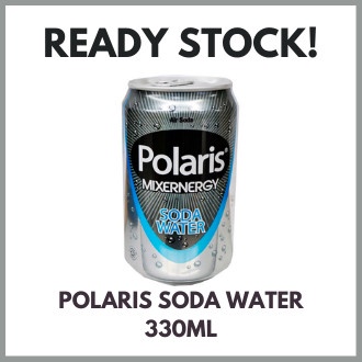 

TERMURAH Polaris Soda Water Kaleng 330ml Air Soda Kaleng Original