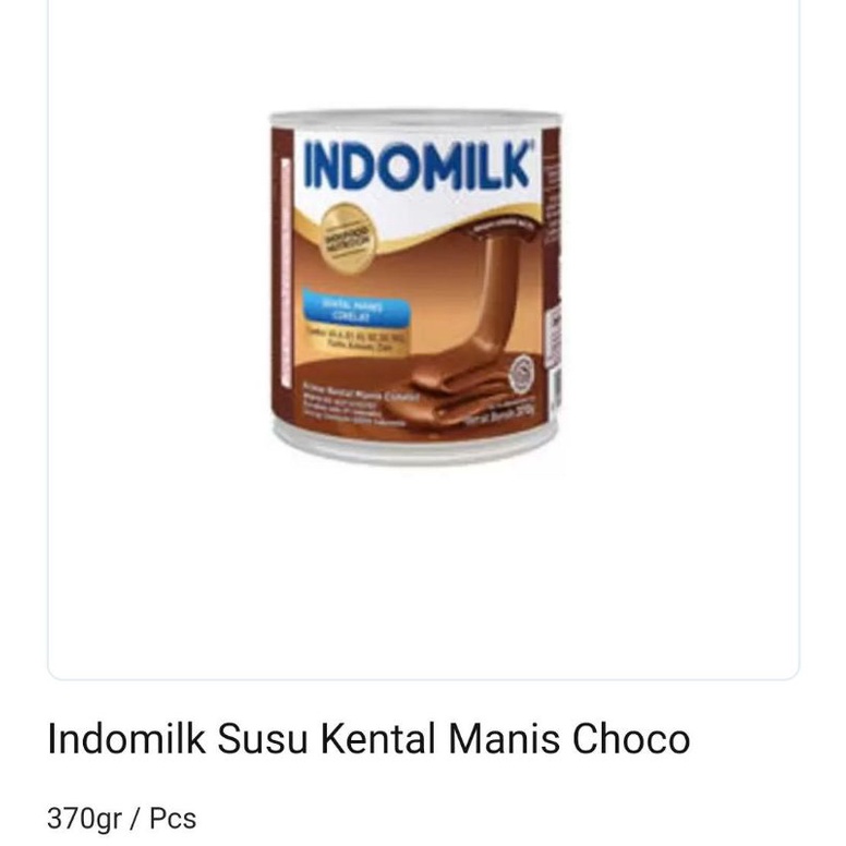 

susu indomilk coklat
