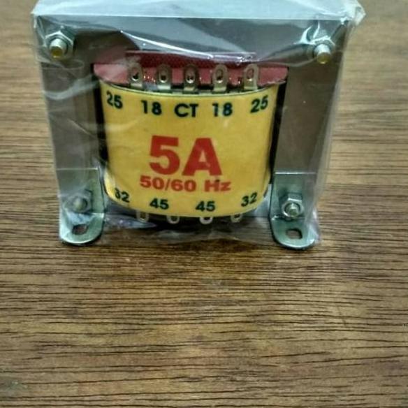 ↜ TRAFO 5A / 5 AMPERE 45V CT NAYAKA の