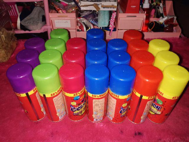 Grosir! Per 6 Pcs - Party Spray Snow String/ Semprot Jaring Warna Dan Salju Pesta/ Ultah Wedding Dll
