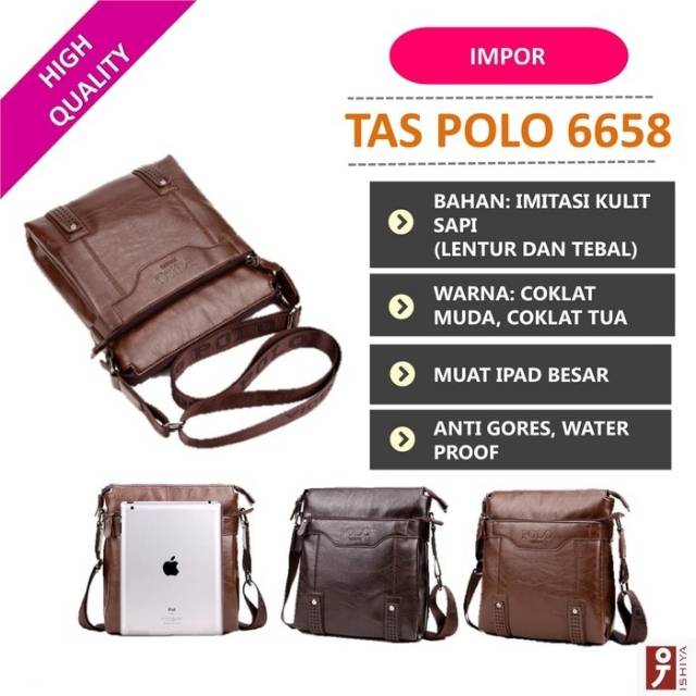 Tas selempang pria - tas polo import murah - tas branded wanita - tas sekolah kuliah notebook batam