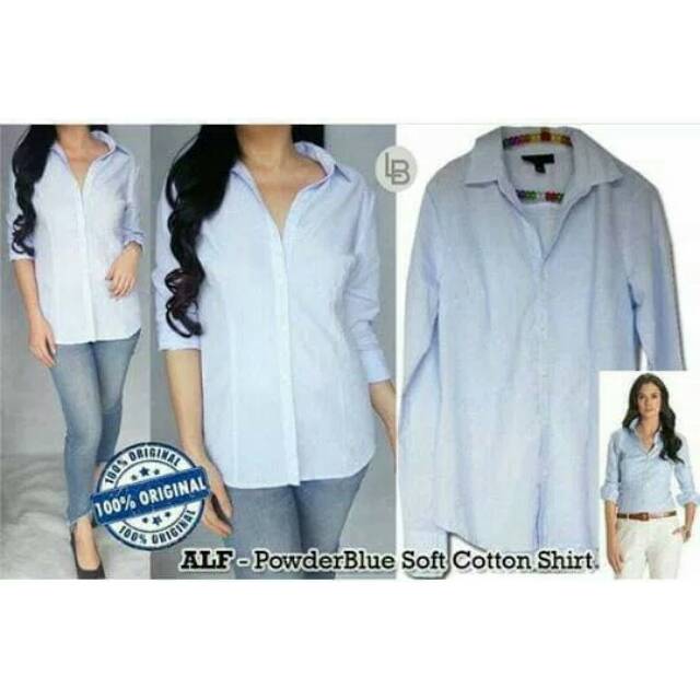 Alfani shirt blue (kemeja ngantor)