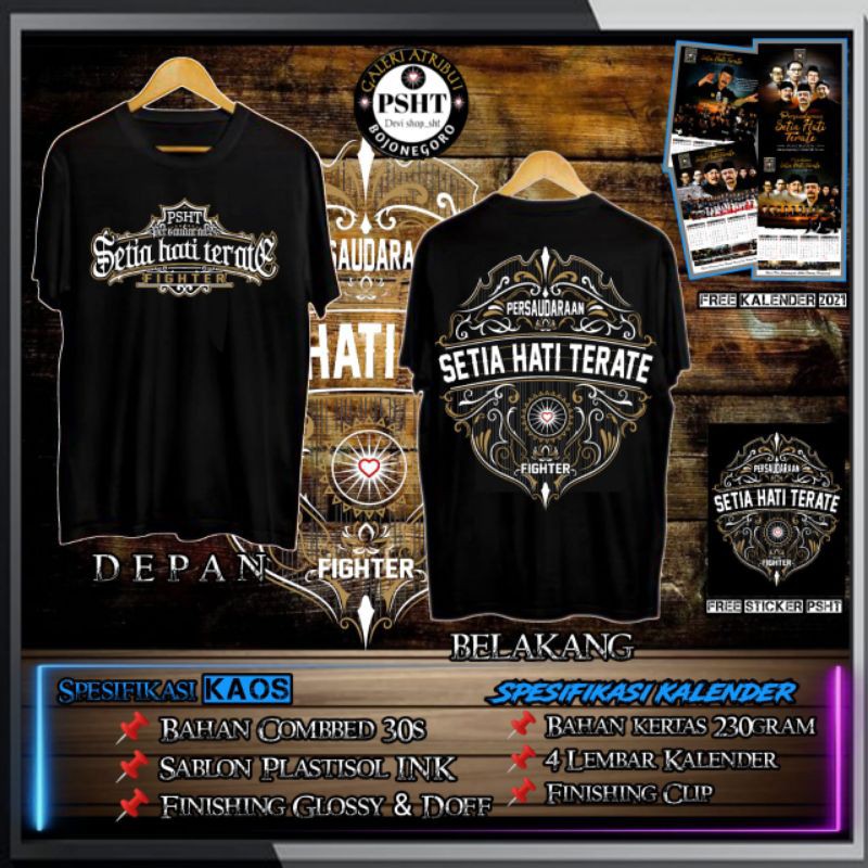 

Baju SETIA HATI TERATE BONUS KALENDER free stiker