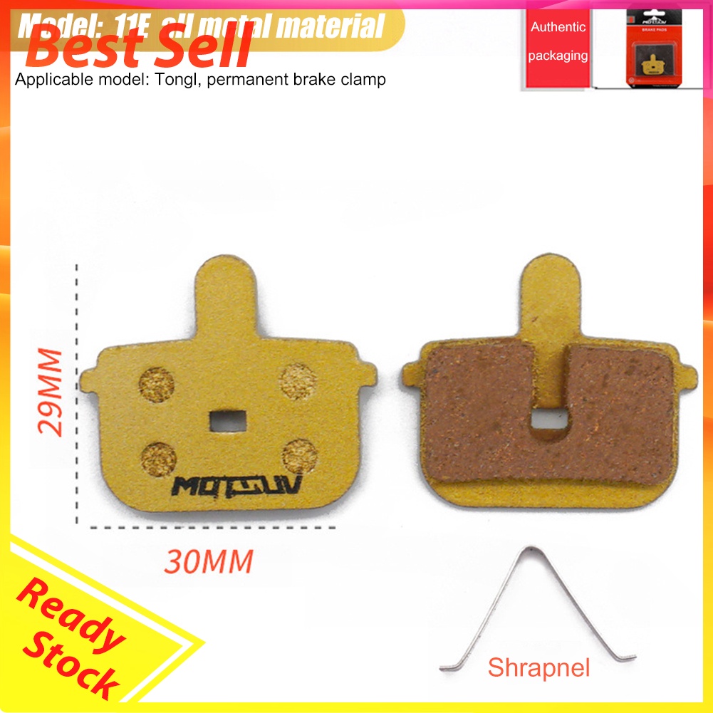 MOTSUV 1 Pair MTB Bike Disc Brake Pads Metal Cycling Hydraulic Disc Pads