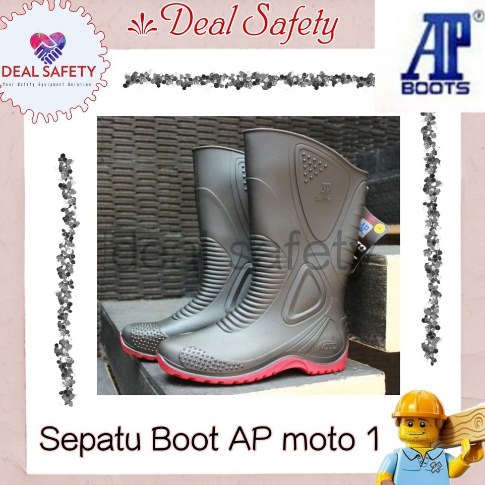 Sepatu Boot AP moto 1