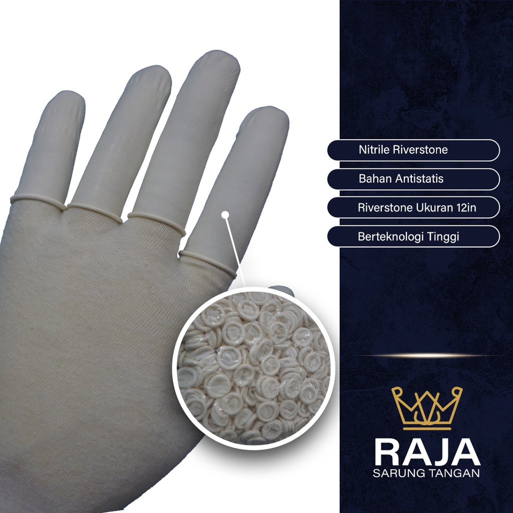 Finger cots Latex - Sarung Tangan Jari Lateks