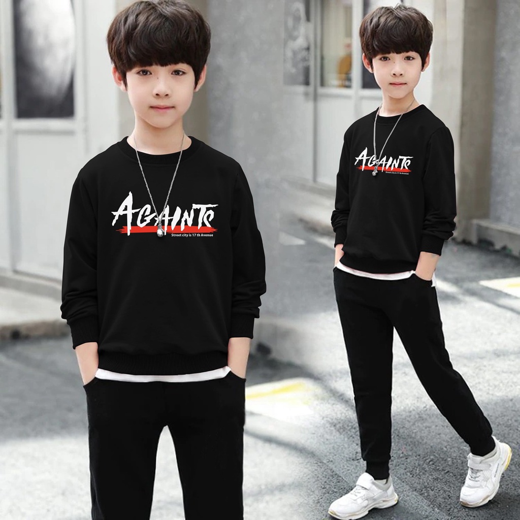 Switer Againts Terbaru / Sweater Anak Laki-laki /  Sweeter Gaming Bahan Babyterry / FLAVA_STORE