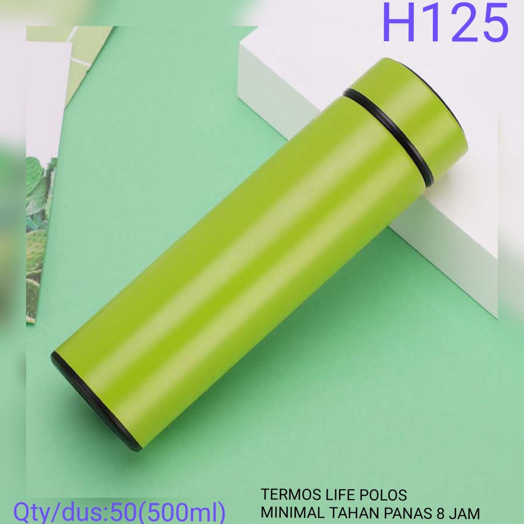 Termos Life Polos / Thermos Botol Minum Stainless Steel Anti Karat 500ml