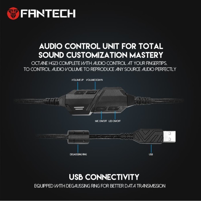 Fantech HG23 Octane RGB 7.1 Virtual Surround Gaming Headset