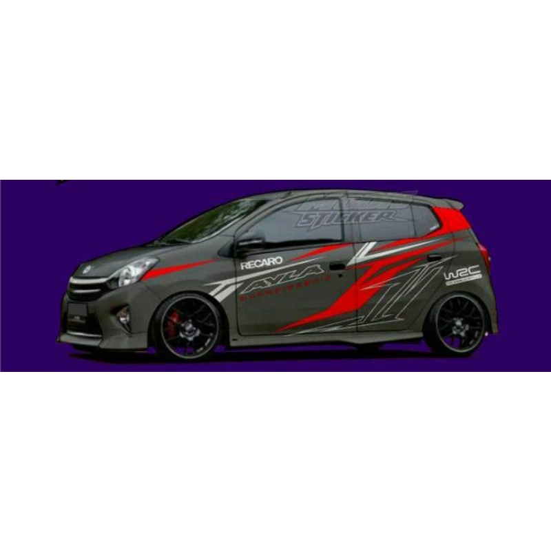 stiker mobil Agya ayla mobilio avansa xenia stiker mobil keren