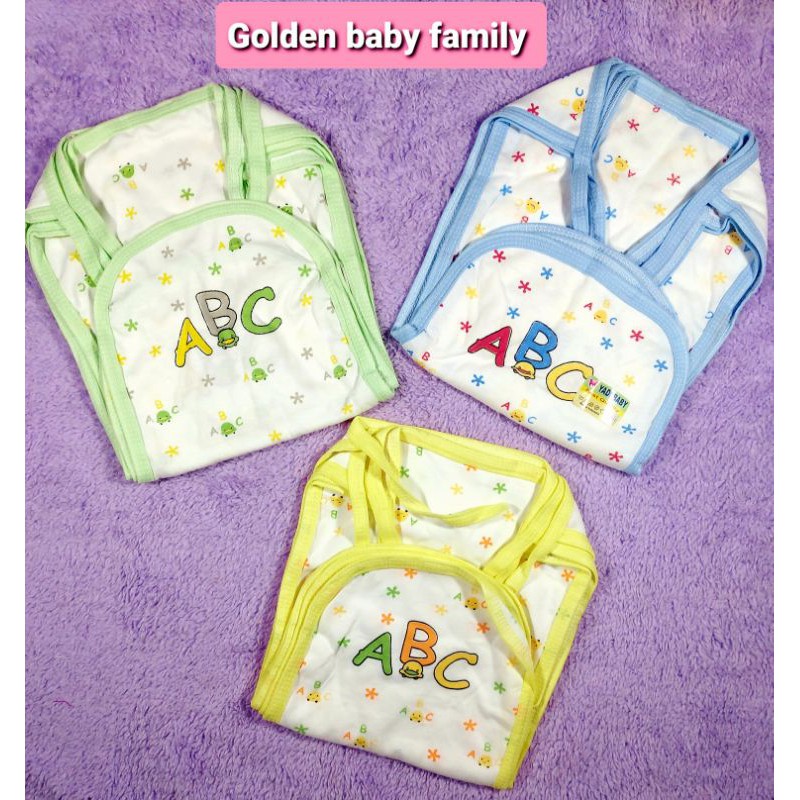 1 Lusin Popok Kain Tali YADI BABY  ABC / LOVE/COOL Print