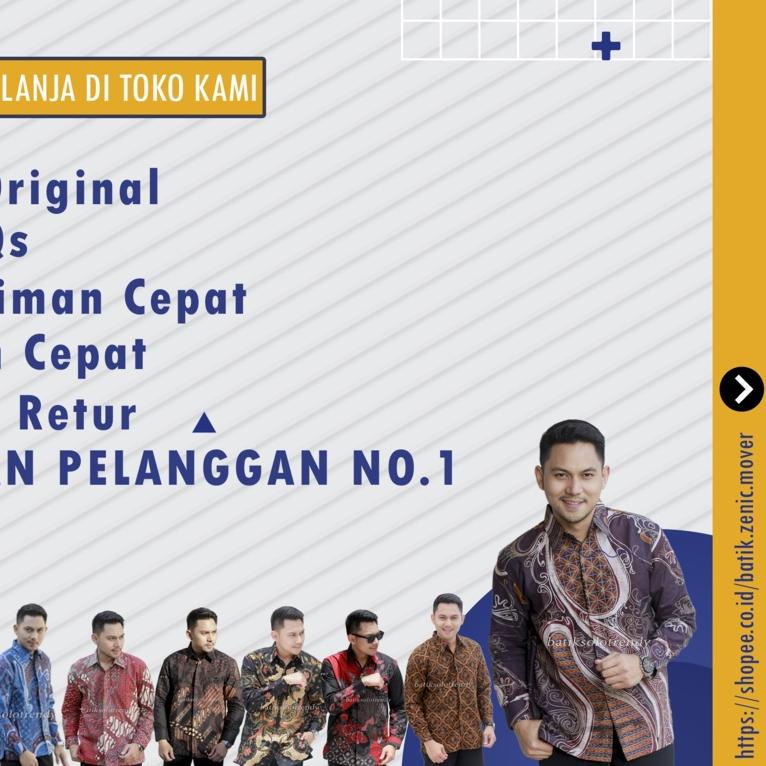 ✳ Kemeja Batik Pria Lengan Panjang Prabuseno Batik Alisan Batik Premium Batik Solo Premium Batik Pri