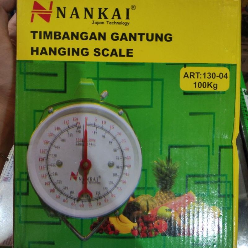 timbangan gantung 100kg NANKAI /hanging scale NANKAI 100kg