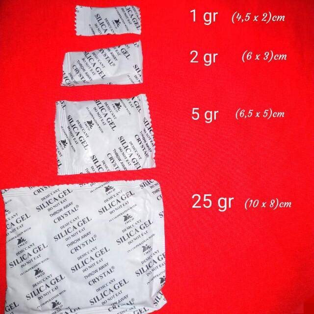 Silica Gel Natural 1kg - Silica Gel Murah 1kg - Sachat 1gr, 2gr, 5gr, 25gr, 50gr, 100gr, 500gr - Sil