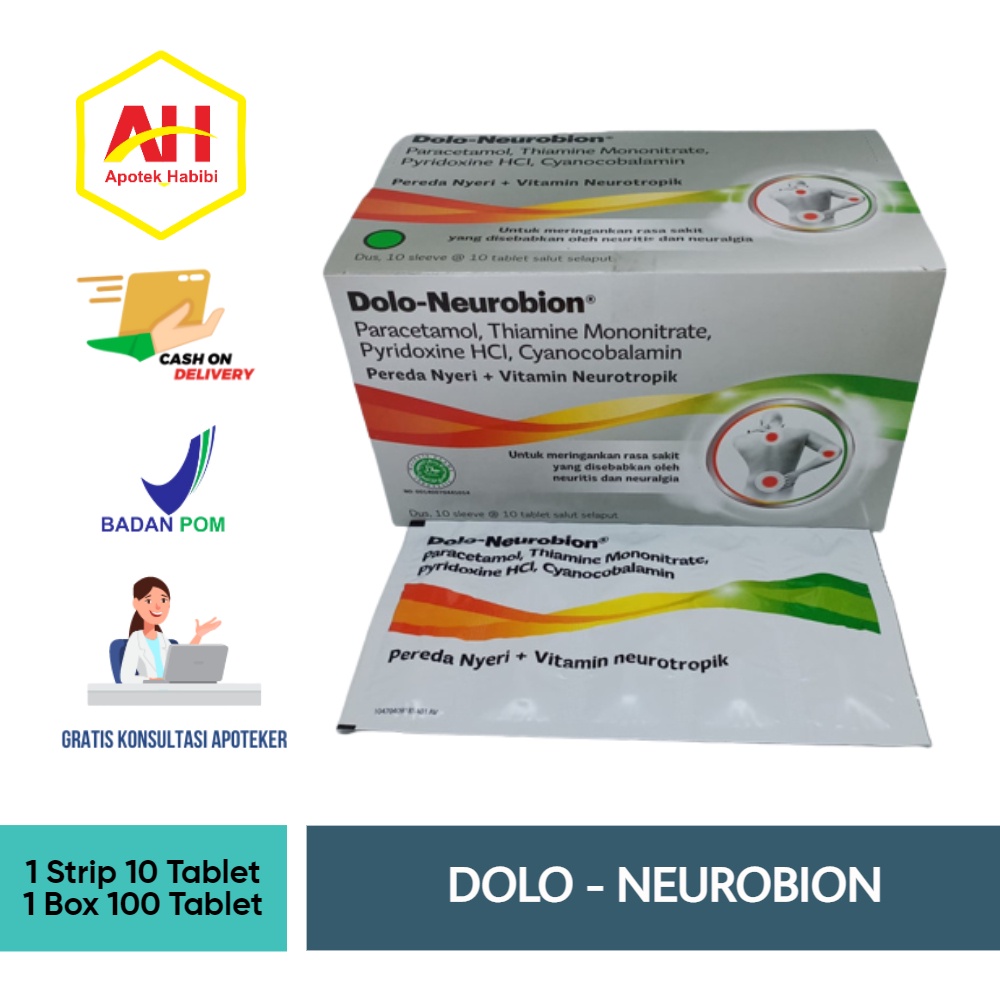 Jual Dolo Neurobion Doloneurobion Nerobion Box Strip Shopee