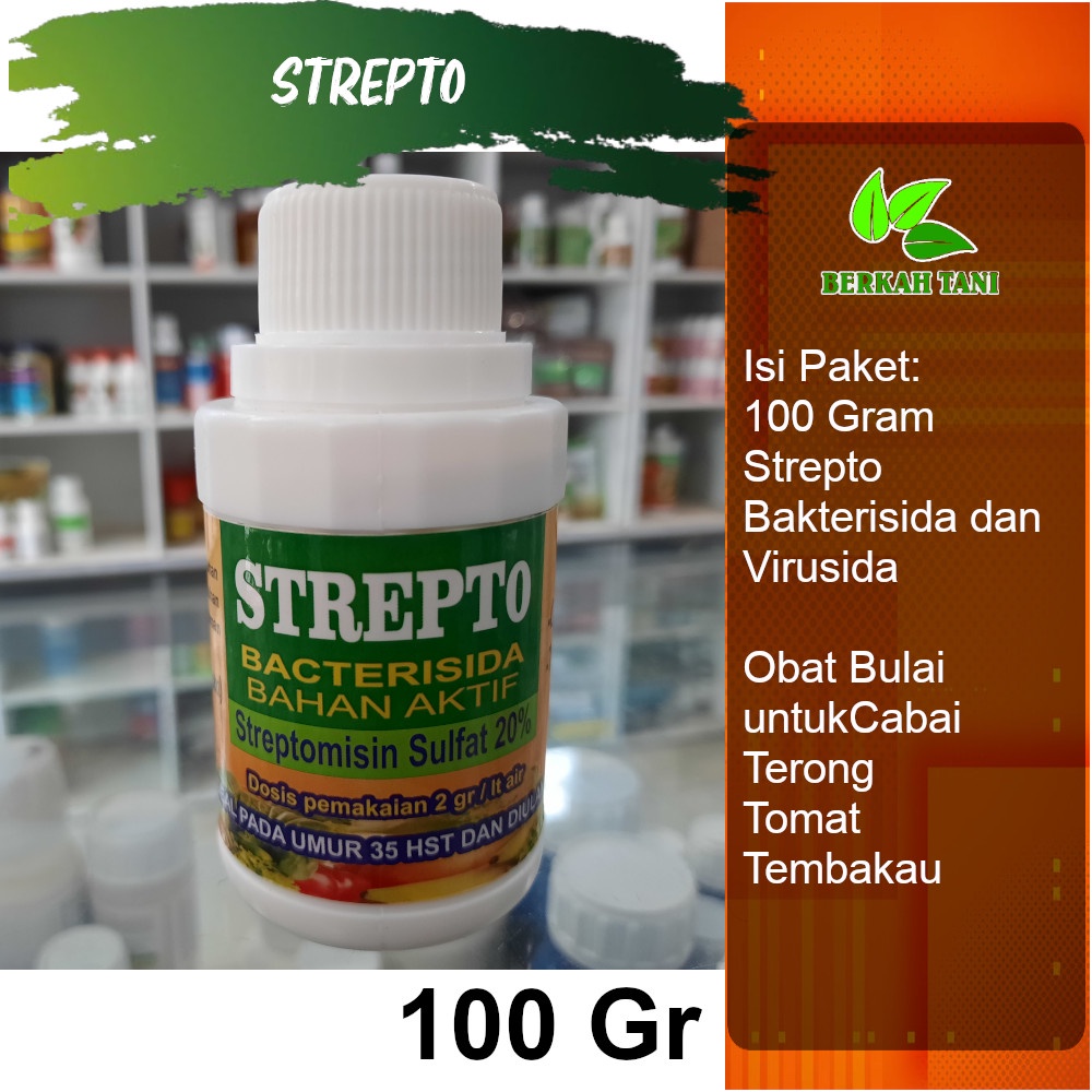 Strepto 100 Gram Bakterisida Virusida Tanaman