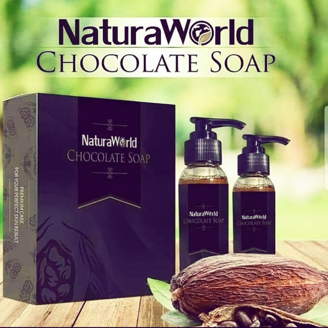 Chocolate Soap Ori Dari Naturaworld / Sabun Coklat Asli