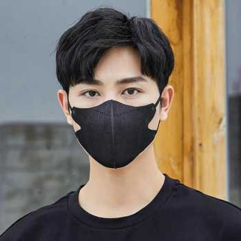 Masker duckbil hitam kekinian