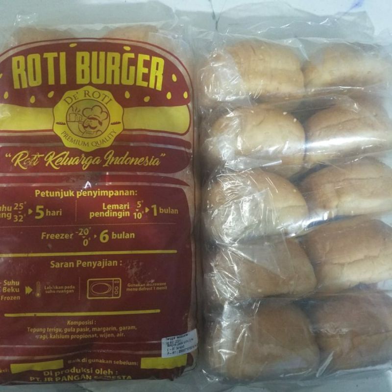 

Roti Burger Isi 10