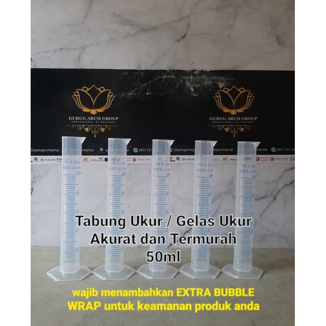 Jual Tabung Ukur Gelas Ukur 50ml Gelas Ukur Plastik Gelas Ukur Parfum Tabung Ukur Lab Gelas 8347