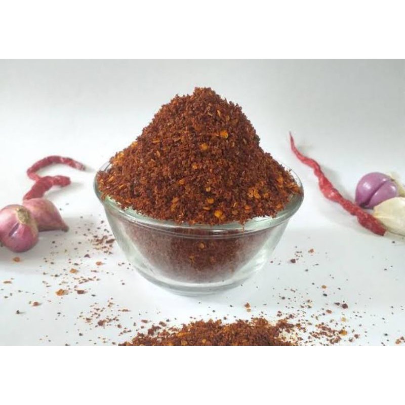 

SAMBAL KERING / SAMBAL BUBUK / SAMBAL TABUR /SAMBAL TERASI / BON CABE HOkMEMADE TANPA PENGAWET