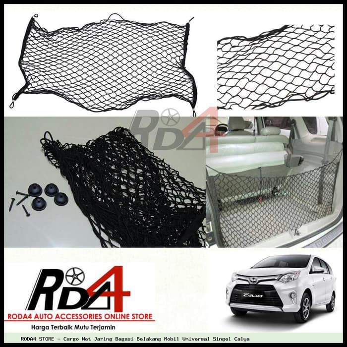 CARGO NET JARING BAGASI BELAKANG MOBIL CALYA- AKSESORIS EKSTERIOR MOBIL -