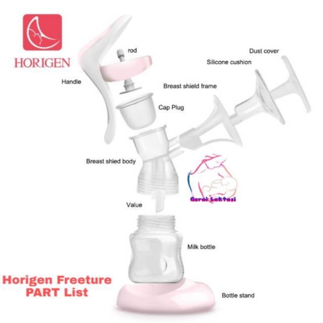 POMPA ASI HORIGEN FREETURE MANUAL BREAST PUMP