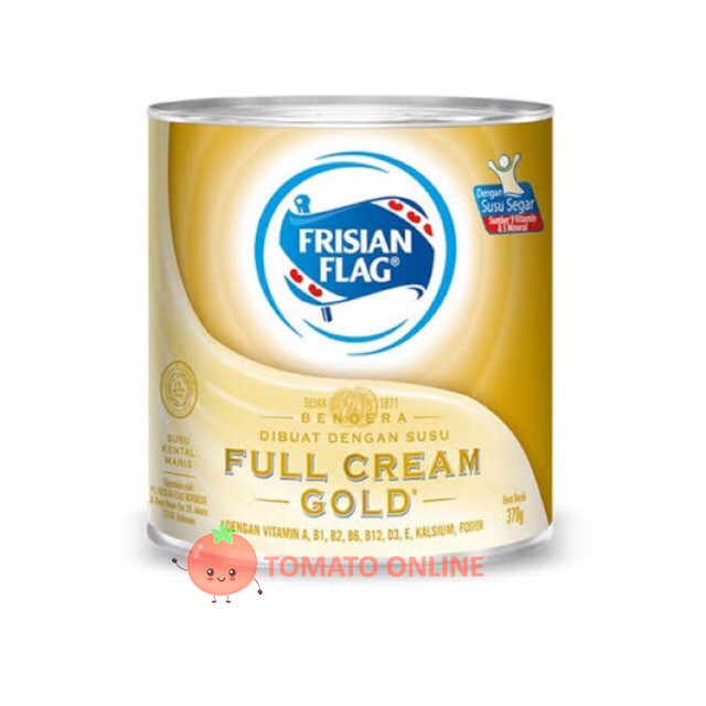 

Susu Kental Manis Bendera Frisian Flag Gold 370 gram gr G / 370gr