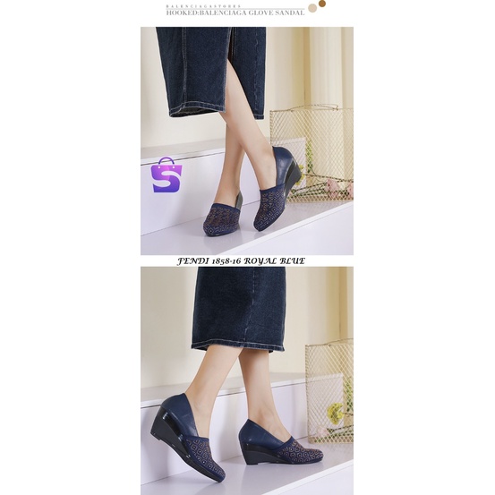 SEPATU WANITA WEDGES EXOTICS 1858-16