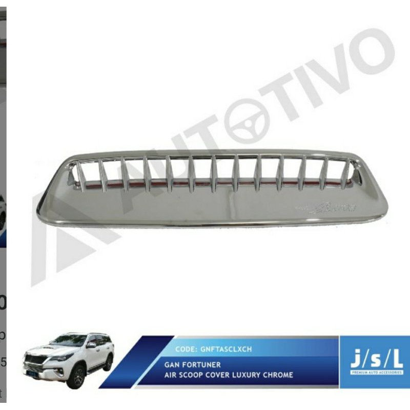 air flow cover model luxury chrome jsl grand fortuner 2012 up