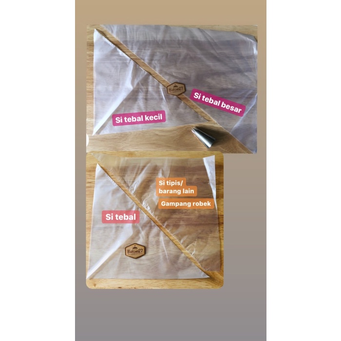 

KUE-PENGHIAS-ALAT- PIPING BAG KUALITAS PREMIUM ISI 10 - SEDANG ISI 10 -ALAT-PENGHIAS-KUE.