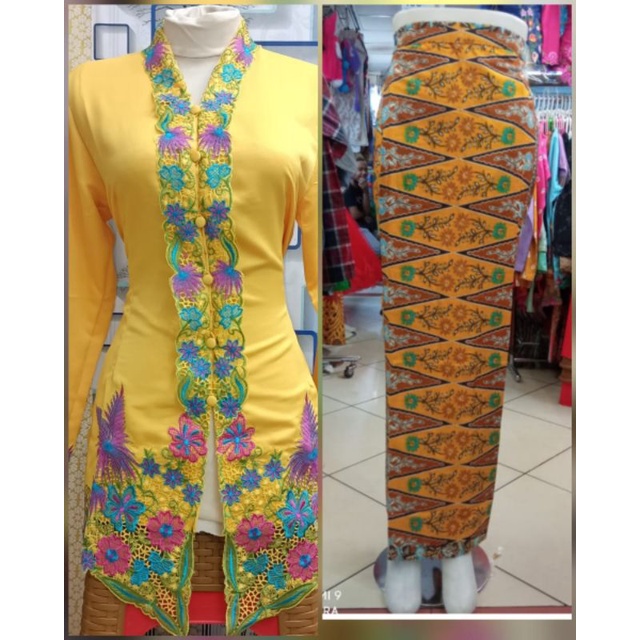 READY,,SETELAN KEBAYA BORDIR/KEBAYA MODERN/KEBAYA BETAWI/ROK TUMPAL